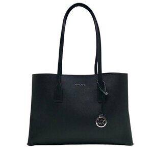 Michael Kors Black Ruthie Leather Tote Bag